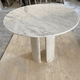 Cararra Marble Side Table